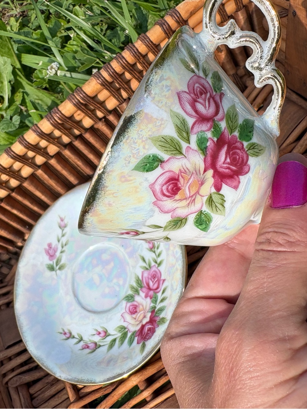 Vintage Teacup Saucer - Picture 5 of 5
